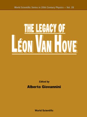cover image of The Legacy of Leon Van Hove